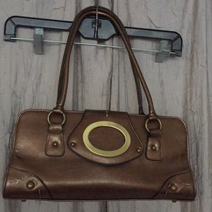 Bronze shoulder bag 11.5”,6” & 4.5” deep